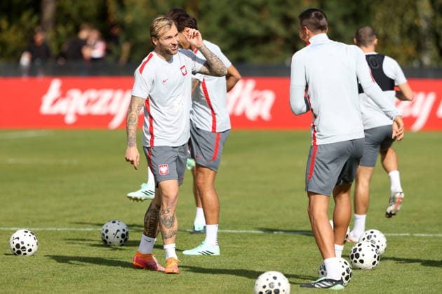 Kepa kolo Sochocina 01.10.2026 Trening reprezentacji Polski - - - Polish football national team, Nationalteam training session in Kepa near Sochocin Tymoteusz Puchacz Fot. Marcin Solarz FotoPyk NEWSPIX.PL --- newspix.pl POLAND OUT!
