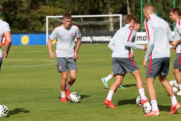 Kepa kolo Sochocina 01.10.2026 Trening reprezentacji Polski - - - Polish football national team, Nationalteam training session in Kepa near Sochocin Wiktor Nowak Fot. Marcin Solarz FotoPyk NEWSPIX.PL --- newspix.pl POLAND OUT! 
