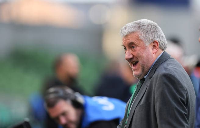 UEFA Nations League Group Stage, Aviva Stadium, Dublin 1 10 2026 Republic of Ireland vs Austria FAI President Paul Cooke Paul Cooke 1 10 2026  Copyright: xx RB1_5975