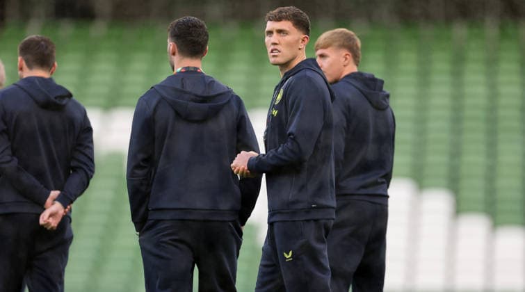 UEFA Nations League Group Stage, Aviva Stadium, Dublin 1 10 2026 Republic of Ireland vs Austria Ireland™s Dara O Shea Dara O Shea 1 10 2026  Copyright: xx RB1_6133
