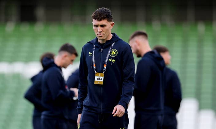 UEFA Nations League Group Stage, Aviva Stadium, Dublin 1 10 2026 Republic of Ireland vs Austria Ireland™s Dara O Shea Dara O Shea 1 10 2026  Copyright: xx RB1_6185