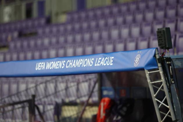 FK Austria Wien v FC Internazionale Milano - UEFA Women s Champions League 26 27 MD2 FK Austria Wien substitute bench details with UEFA Women™s Champions League branding during the UEFA Women s Champions League Matchday 2 match between FK Austria Wien and FC Internazionale Milano at Franz-Horr-Stadion on October 1, 2026 in Vienna, Austria. Vienna Franz-Horr-Stadion Austria Copyright: xYigitxOerme PSxImagesxYigitxOerme PSxImagesx