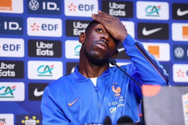 October 1, 2026, Saint-Denis, Ile-De-France, France: OUSMANE DEMBELE of France during the press conference, PK, Pressekonferenz a day ahead of the UEFA Nations League 2026 27 groupe stage matchday 3 of 6 between FRANCE and ITALY at the Stade de France in Saint-Denis, France. Soccer 2026: Nations League: France : Italy  - ZUMAc179 20261001_zep_c179_003 Copyright: xMickaelxChavetx