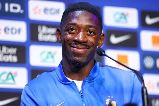 October 1, 2026, Saint-Denis, Ile-De-France, France: OUSMANE DEMBELE of France during the press conference, PK, Pressekonferenz a day ahead of the UEFA Nations League 2026 27 groupe stage matchday 3 of 6 between FRANCE and ITALY at the Stade de France in Saint-Denis, France. Soccer 2026: Nations League: France : Italy  - ZUMAc179 20261001_zep_c179_010 Copyright: xMickaelxChavetx