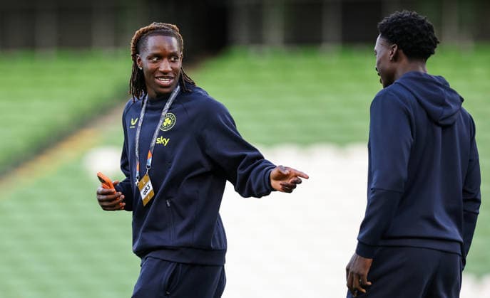 UEFA Nations League Group Stage, Aviva Stadium, Dublin 1 10 2026 Republic of Ireland vs Austria Ireland™s Bosun Lawal Bosun Lawal 1 10 2026  Copyright: xx RB1_6281