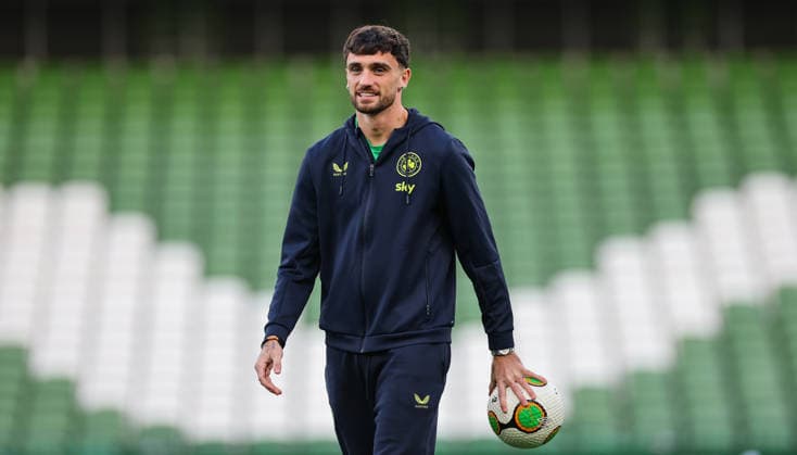 UEFA Nations League Group Stage, Aviva Stadium, Dublin 1 10 2026 Republic of Ireland vs Austria Ireland™s Troy Parrott Troy Parrott 1 10 2026  Copyright: xx RB1_6596