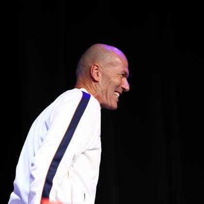 October 1, 2026, Saint-Denis, Ile-De-France, France: Head coach ZINEDINE ZIDANE of France leaves the press conference, PK, Pressekonferenz a day ahead of the UEFA Nations League 2026 27 groupe stage matchday 3 of 6 between FRANCE and ITALY at the Stade de France in Saint-Denis, France. Saint-Denis France - ZUMAc179 20261001_zep_c179_033 Copyright: xMickaelxChavetx