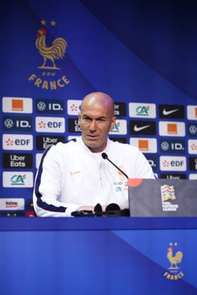 October 1, 2026, Saint-Denis, Ile-De-France, France: OUSMANE DEMBELE of France reacts during the press conference, PK, Pressekonferenz a day ahead of the UEFA Nations League 2026 27 groupe stage matchday 3 of 6 between FRANCE and ITALY at the Stade de France in Saint-Denis, France. Saint-Denis France - ZUMAc179 20261001_zep_c179_045 Copyright: xMickaelxChavetx
