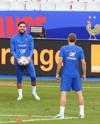 October 1, 2026, Saint-Denis, Ile-De-France, France: RAYAN CHERKI in the Team France Training Session a day ahead of the UEFA Nations League 2026 27 groupe stage matchday 3 of 6 between FRANCE and ITALY at the Stade de France in Saint-Denis, France. Saint-Denis France - ZUMAc179 20261001_zep_c179_058 Copyright: xMickaelxChavetx