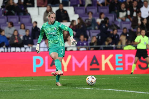 FK Austria Wien v FC Internazionale Milano - UEFA Women s Champions League 26 27 MD2 Cecilia Runarsdottir of FC Internazionale Milano in action during the UEFA Women s Champions League Matchday 2 match between FK Austria Wien and FC Internazionale Milano at Franz-Horr-Stadion on October 1, 2026 in Vienna, Austria. Vienna Franz-Horr-Stadion Austria Copyright: xYigitxOerme PSxImagesxYigitxOerme PSxImagesx