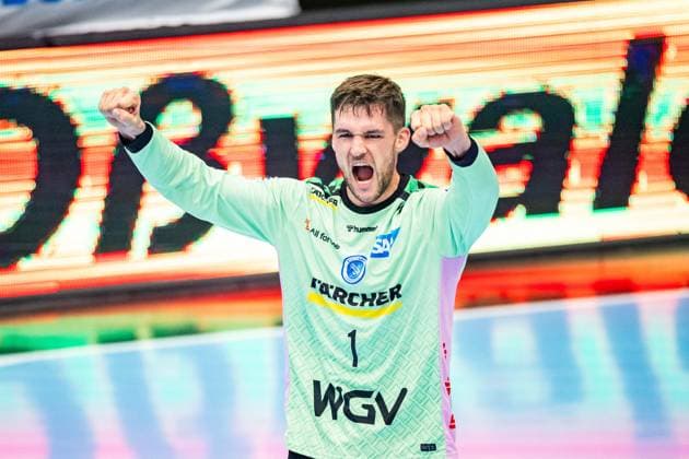 October 1, 2026, GER, Handball, Men, 2026–2027 Season, Opel 1st Division, Matchday 7, ThSV Eisenach vs. TVB Stuttgart, Mateusz Kornecki, TVB Stuttgart, 99817 Eisenach, Werner Assmann, Halle Am Sportp, Thuringia, Germany