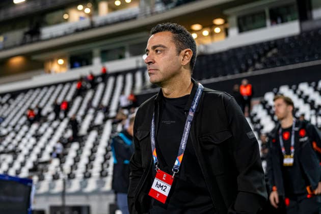 THESSALONIKI Netherlands head coach Xavi Hernandez during the UEFA Nations League match between Greece and the Netherlands at Toumba Stadium on October 1, 2026, in Thessaloniki, Greece. Photo by DeFodi Images