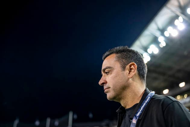 THESSALONIKI Netherlands head coach Xavi Hernandez during the UEFA Nations League match between Greece and the Netherlands at Toumba Stadium on October 1, 2026, in Thessaloniki, Greece. Photo by DeFodi Images