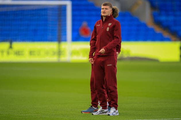 Wales v Denmark UEFA Nations League Joredan James of Wales before the UEFA Nations League Group D match at the Cardiff City Stadium, Cardiff 01 10 2026 UK Newspapers OUT Copyright: xGeraintxNicholasx FIL-24019-0004