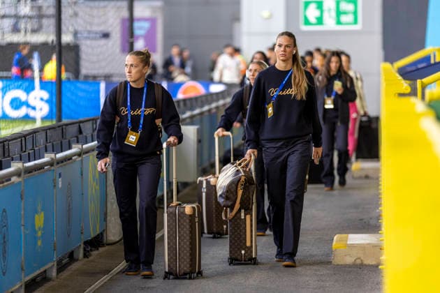 RECORD DATE NOT STATED 1st October 2026; Joie Stadium, Manchester, England; UEFA Womens Champions League Football, Manchester City versus Real Madrid; The Real Madrid Femenino players arrive at the stadium TimxWilliams