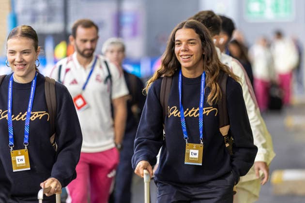 RECORD DATE NOT STATED 1st October 2026; Joie Stadium, Manchester, England; UEFA Womens Champions League Football, Manchester City versus Real Madrid; Andreia Jacinto of Real Madrid Femenino arrives at the stadium TimxWilliams