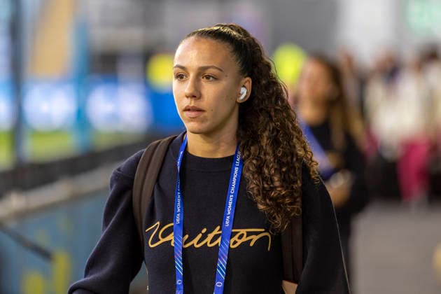 RECORD DATE NOT STATED 1st October 2026; Joie Stadium, Manchester, England; UEFA Womens Champions League Football, Manchester City versus Real Madrid; Silvia Cristobal of Real Madrid Femenino arrives at the stadium TimxWilliams