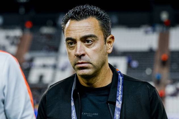 THESSALONIKI - Netherlands coach Xavi Hernandez ahead of the UEFA Nations League match between Greece and the Netherlands at the Toumba Stadium on 1 October 2026 in Thessaloniki, Greece. MARCEL TER BALS ANP UEFA Nations League 2026 27 xVIxANPxSportx xMarcelxterxBalsxIVx 571080957 originalFilename: 571080957