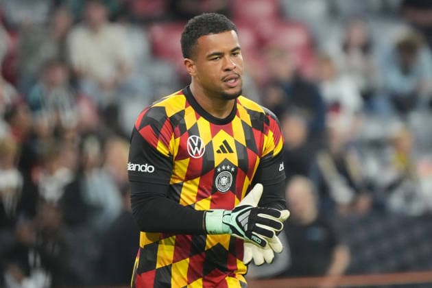 Goalkeeper Noah Atubolu Germany Munich October 1, 2026 Germany vs. Serbia, UEFA Nations League, Matchday 3, Allianz Arena