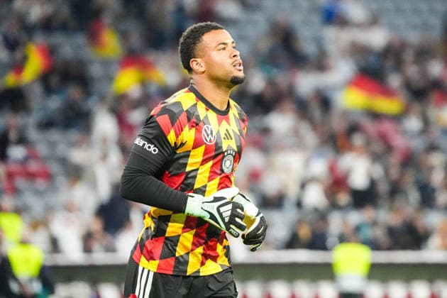 Goalkeeper Noah Atubolu Germany Munich October 1, 2026 Germany vs. Serbia, UEFA Nations League, Matchday 3, Allianz Arena