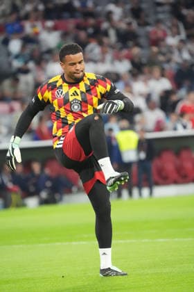 Goalkeeper Noah Atubolu Germany Munich October 1, 2026 Germany vs. Serbia, UEFA Nations League, Matchday 3, Allianz Arena