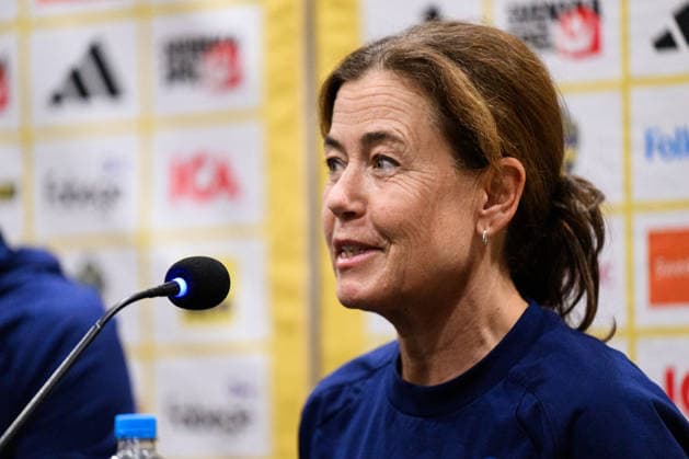 261001 Media officer Petra Thorén of the Swedish men’s national soccer team ahead of a press conference on October 1, 2026, in Sarajevo. Photo by Ludvig Thunman, BILDBYRAN. Code: LT LT0822. soccer, football, soccer, UEFA Nations League, press conference, Sweden, Sweden A, BBeng, soccer, football, soccer, UEFA Nations League, press conference press conference Sweden Sweden Sweden A BBENG  Copyright: LUDVIGxTHUNMAN BB261001LT028