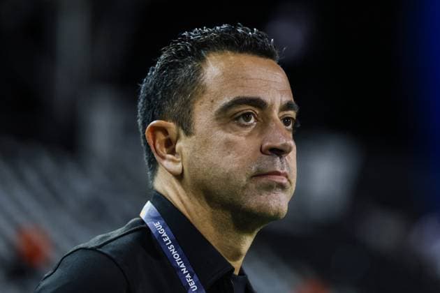 THESSALONIKI - Netherlands coach Xavi Hernandez during the UEFA Nations League match between Greece and the Netherlands at Toumba Stadium on October 1, 2026, in Greece. KOEN VAN WEEL ANP xVIxANPxSportx xxANPxIVx 571081046 originalFilename: 571081046