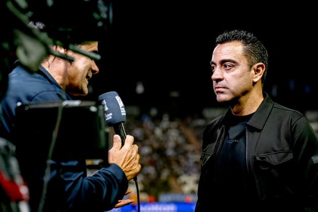 THESSALONIKI Netherlands head coach Xavi Hernandez during the UEFA Nations League match between Greece and the Netherlands at Toumba Stadium on October 1, 2026, in Thessaloniki, Greece. Photo by DeFodi Images