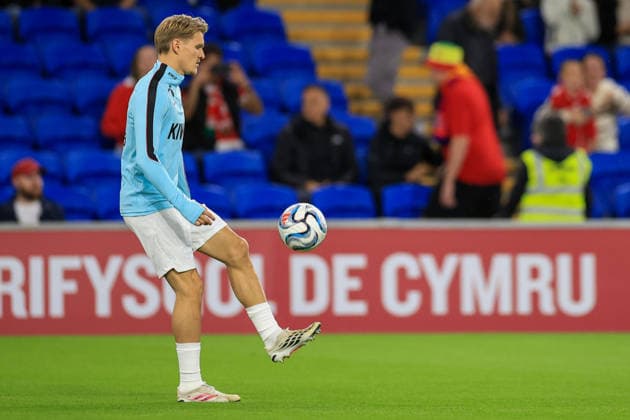 Wales v Denmark UEFA Nations League Martin Odegaard Of Norway during the UEFA Nations League Group D match at the Cardiff City Stadium, Cardiff 01 10 2026 UK Newspapers OUT Copyright: xGeraintxNicholasx FIL-24019-0011