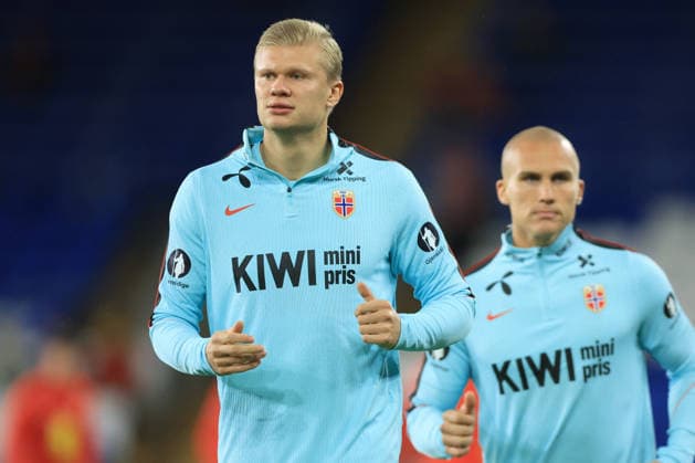 Wales v Norway - UEFA Nations League 2026 27 Group A4 MD3 Erling Haaland and Leo Ostigard of Norway warm up before the UEFA Nations League 2026 27 group phase match between Wales and Norway at Cardiff City Stadium on October 1, 2026 in Cardiff, Wales. Cardiff Cardiff City Stadium Wales United Kingdom Copyright: xAllstarxPicturexLibraryxLtdx