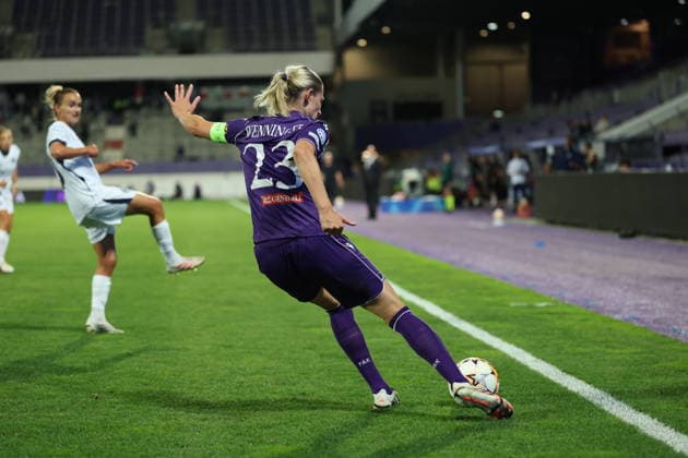 FK Austria Wien v FC Internazionale Milano - UEFA Women s Champions League 26 27 MD2 Carina Wenninger of FK Austria Wien in action during the UEFA Women s Champions League Matchday 2 match between FK Austria Wien and FC Internazionale Milano at Franz-Horr-Stadion on October 1, 2026 in Vienna, Austria. Vienna Franz-Horr-Stadion Austria Copyright: xYigitxOerme PSxImagesxYigitxOerme PSxImagesx