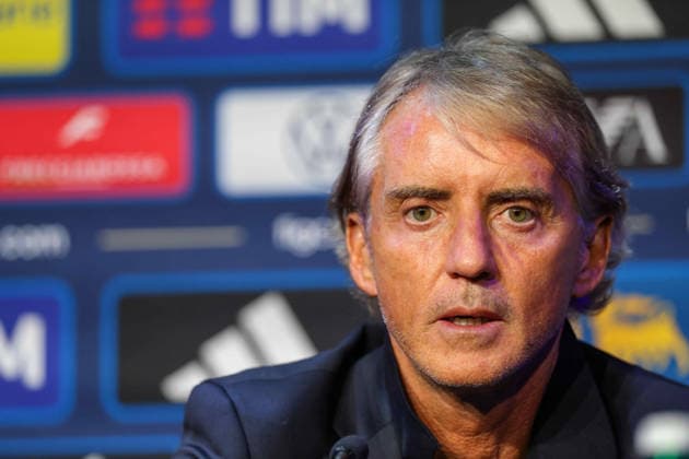 2026 27 UEFA Nations League football match between France and Italy Roberto Mancini Head Coach of Italy during the 2026 27 UEFA Nations League football match between France and Italy on October 2, 2026, at the Stade de France in Paris. PARIGI Stadio De France Parigi Francia Copyright: xFABIOxSASSOxFabioxSassox 7V8A8558