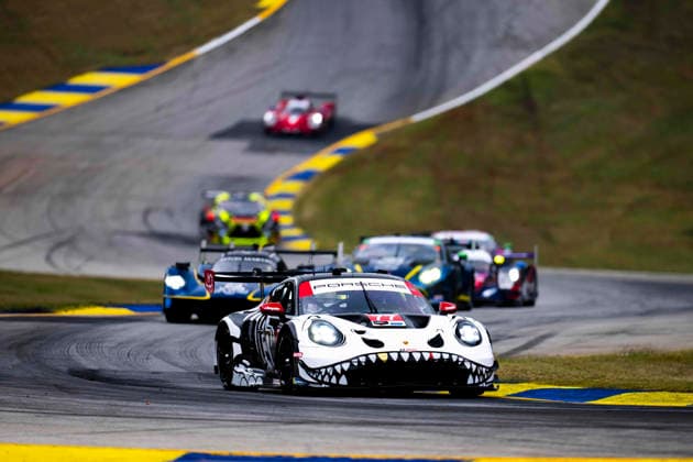 AUTO - IMSA - PETIT LE MANS 2026 77 KING Harry (gbr), PICARIELLO Alessio (bel), TANDY Nick (gbr), AO Racing, Porsche 911 GT3 R (992.2), action during the 2026 Motul Petit Le Mans, 11th round of the 2026 IMSA WeatherTech SportsCar Championship, from October 1 to 3, 2026 on the Michelin Raceway Road Atlanta in Braselton, Georgia, United States of America - BraseltonUnited States  Copyright: xFabrizioxBoldonix