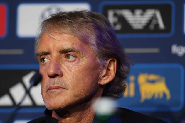 2026 27 UEFA Nations League football match between France and Italy Roberto Mancini Head Coach of Italy during the 2026 27 UEFA Nations League football match between France and Italy on October 2, 2026, at the Stade de France in Paris. PARIGI Stadio De France Parigi Francia Copyright: xFABIOxSASSOxFabioxSassox 7V8A8615