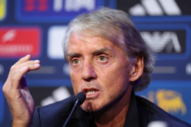 2026 27 UEFA Nations League football match between France and Italy Roberto Mancini Head Coach of Italy during the 2026 27 UEFA Nations League football match between France and Italy on October 2, 2026, at the Stade de France in Paris. PARIGI Stadio De France Parigi Francia Copyright: xFABIOxSASSOxFabioxSassox 7V8A8621