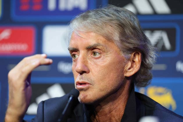 2026 27 UEFA Nations League football match between France and Italy Roberto Mancini Head Coach of Italy during the 2026 27 UEFA Nations League football match between France and Italy on October 2, 2026, at the Stade de France in Paris. PARIGI Stadio De France Parigi Francia Copyright: xFABIOxSASSOxFabioxSassox 7V8A8622