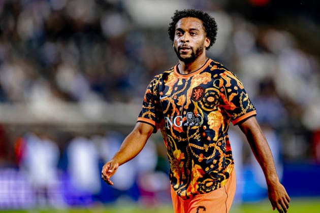 THESSALONIKI: Netherlands midfielder Quinten Timber during the UEFA Nations League match between Greece and the Netherlands at Toumba Stadium on October 1, 2026, in Thessaloniki, Greece. Photo by DeFodi Images