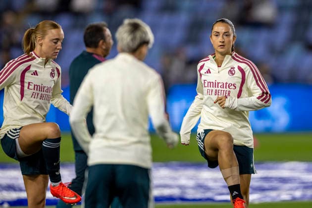 RECORD DATE NOT STATED 1st October 2026; Joie Stadium, Manchester, England; UEFA Womens Champions League Football, Manchester City versus Real Madrid; Sara Dabritz of Real Madrid Femenino during the warm up TimxWilliams