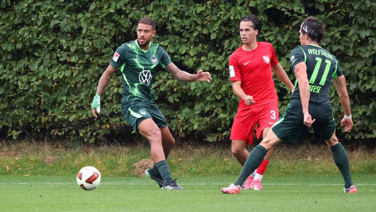 VfL vs. Havelse, Friendly Match, Wolfsburg, October 1, 2026, Soccer, Men s, 2026–2027 Season, Friendly Match, VfL Wolfsburg vs. TSV Havelse, Vinicius Vini Souza, VfL Wolfsburg, Germany