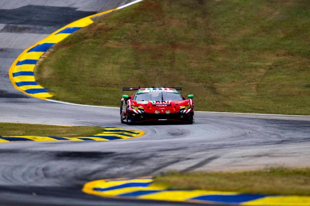 AUTO - IMSA - PETIT LE MANS 2026 21 FUOCO Antonio (ita), MANN Simon (gbr), WADOUX Lilou (fra), AF Corse, Ferrari 296 GT3 Evo, action during the 2026 Motul Petit Le Mans, 11th round of the 2026 IMSA WeatherTech SportsCar Championship, from October 1 to 3, 2026 on the Michelin Raceway Road Atlanta in Braselton, Georgia, United States of America - BraseltonUnited States Copyright: xFabrizioxBoldonix