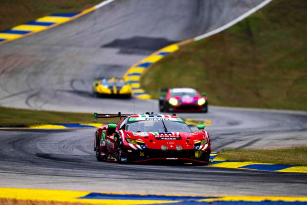 AUTO - IMSA - PETIT LE MANS 2026 21 FUOCO Antonio (ita), MANN Simon (gbr), WADOUX Lilou (fra), AF Corse, Ferrari 296 GT3 Evo, action during the 2026 Motul Petit Le Mans, 11th round of the 2026 IMSA WeatherTech SportsCar Championship, from October 1 to 3, 2026 on the Michelin Raceway Road Atlanta in Braselton, Georgia, United States of America - BraseltonUnited States Copyright: xFabrizioxBoldonix
