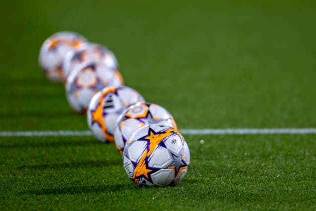 RECORD DATE NOT STATED 1st October 2026; Joie Stadium, Manchester, England; UEFA Womens Champions League Football, Manchester City versus Real Madrid; The match balls for warm up TimxWilliams