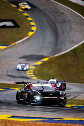 AUTO - IMSA - PETIT LE MANS 2026 64 BARKER Ben (gbr), OLSEN Dennis (nor), ROCKENFELLER Mike (ger), Ford Multimatic Motorsports, Ford Mustang GT3 Evo, action during the 2026 Motul Petit Le Mans, 11th round of the 2026 IMSA WeatherTech SportsCar Championship, from October 1 to 3, 2026 on the Michelin Raceway Road Atlanta in Braselton, Georgia, United States of America - BraseltonUnited States  Copyright: xFabrizioxBoldonix