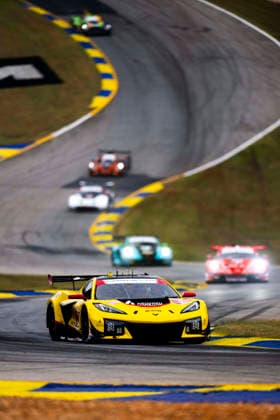AUTO - IMSA - PETIT LE MANS 2026 03 GARCIA Antonio (esp), KIRCHHOFER Marvin (ger), SIMS Alexander (gbr), Corvette Racing by Pratt Miller Motorsports, Chevrolet Corvette Z06 GT3.R, action during the 2026 Motul Petit Le Mans, 11th round of the 2026 IMSA WeatherTech SportsCar Championship, from October 1 to 3, 2026 on the Michelin Raceway Road Atlanta in Braselton, Georgia, United States of America - BraseltonUnited States  Copyright: xFabrizioxBoldonix
