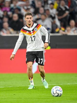 Florian Wirtz of Germany controls the ball during the UEFA Nations League 2026–27 group stage match between Germany and Serbia at Allianz Arena on October 1, 2026, in Munich, Germany. Photo by Harry Langer, DeFodi Images