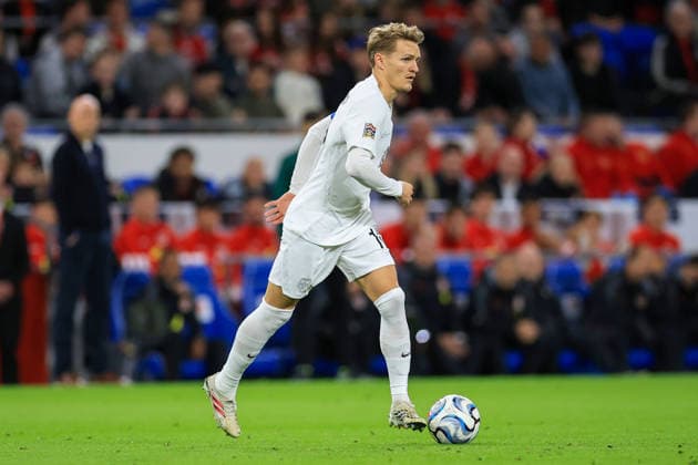 Wales v Denmark UEFA Nations League Martin Odegaard Of Norway during the UEFA Nations League Group D match at the Cardiff City Stadium, Cardiff 01 10 2026 UK Newspapers OUT Copyright: xGeraintxNicholasx FIL-24019-0024