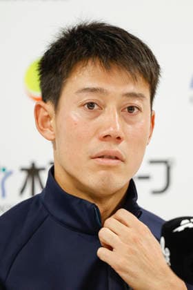 October 1, 2026, Tokyo, Japan: Kei Nishikori (Japan) attends a press conference, PK, Pressekonferenz after his match against Frances Tiafoe (USA) during the Kinoshita Group Japan Open Tennis Championships at Ariake Colosseum in Tokyo. The tournament runs from September 29 to October 6. Tennis 2026: Kei Nishikori Press Conference  - ZUMAm191 20261001_aap_m191_065 Copyright: xRodrigoxReyesxMarinx