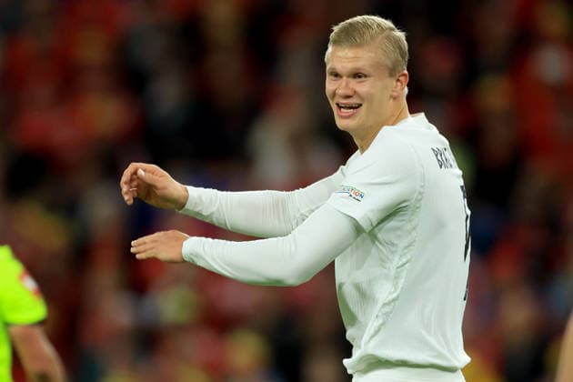 Wales v Norway - UEFA Nations League 2026 27 Group A4 MD3 Erling Haaland of Norway celebrates 1st goal during the UEFA Nations League 2026 27 group phase match between Wales and Norway at Cardiff City Stadium on October 1, 2026 in Cardiff, Wales. Cardiff Cardiff City Stadium Wales United Kingdom Copyright: xAllstarxPicturexLibraryxLtdx