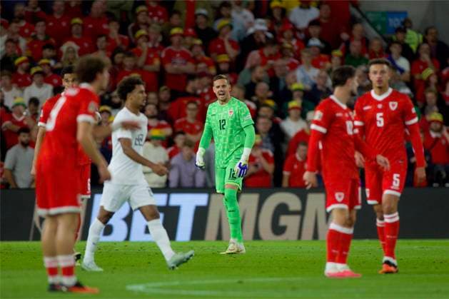RECORD DATE NOT STATED Football - UEFA Nations League - Group A4 - Wales v Norway CARDIFF, WALES - Thursday, October 1, 2026: Wales goalkeeper Danny Ward reacts after conceding the first goal during the UEFA Nations League Group A4 Matchday 3 match between Wales and Norway at the Cardiff City Stadium. (Photo by David Rawcliffe Propaganda) CARDIFF Cardiff City Stadium CARDIFF WALES Copyright: xDavidxRawcliffex 2026-10-01-Wales_v_Norway-023