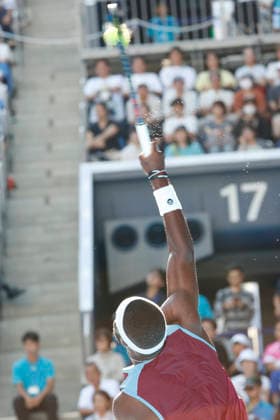 October 1, 2026, Tokyo, Japan: Frances Tiafoe (USA) serves against Kei Nishikori (Japan) during their Round of 32 match at the Kinoshita Group Japan Open Tennis Championships at Ariake Colosseum in Tokyo. The tournament runs from September 29 to October 6. Tiafoe won 6-4, 6-4. Tennis 2026: Frances Tiafoe Battles Kei Nishikori In Japan Open - ZUMAm191 20261001_aap_m191_028 Copyright: xRodrigoxReyesxMarinx